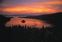 Fire in the Sky, Emerald Bay, Lake Tahoe.